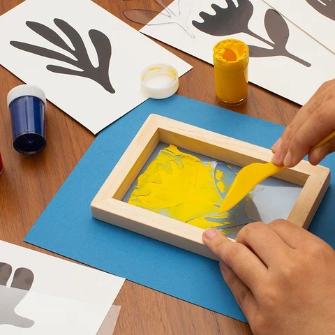 Kikkerland Crafters Zeefdruk Set  - Afbeelding 2