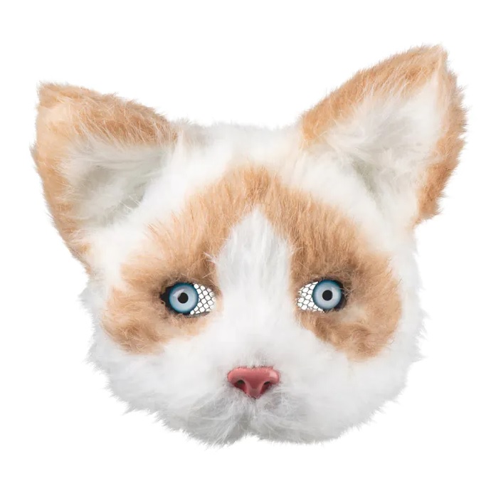 Pluchen halfmasker Kat - Afbeelding 2