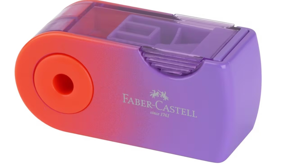 Puntenslijper Faber-Castell sleeve mini enkel Flow Edition 3 Kleuren - Afbeelding 2