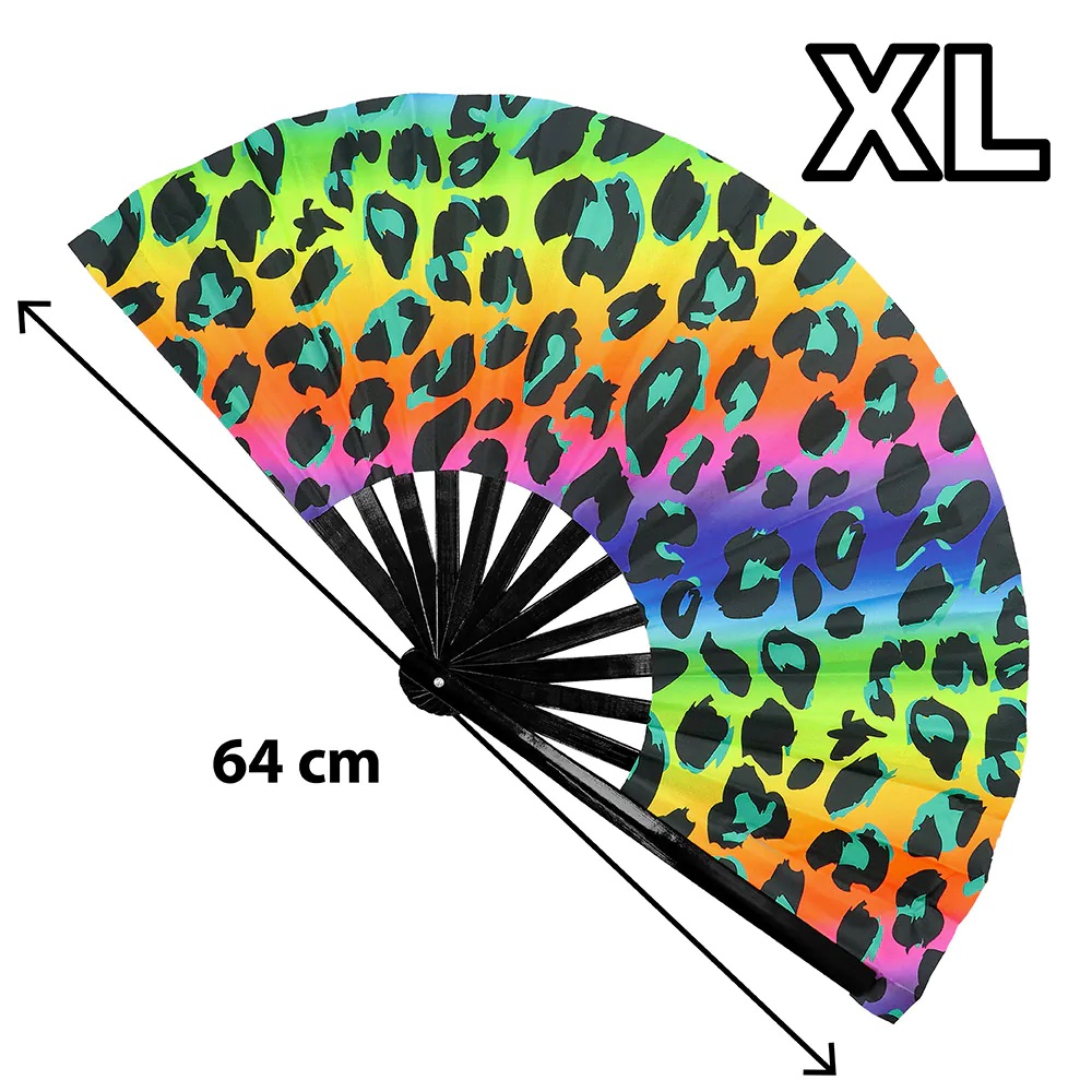 Waaier Rave Wild XL 64cm - Afbeelding 2