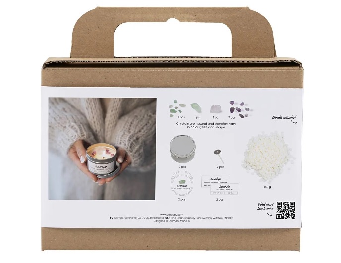 Kaarsen Maken Mini Set met Kristallen - Afbeelding 2