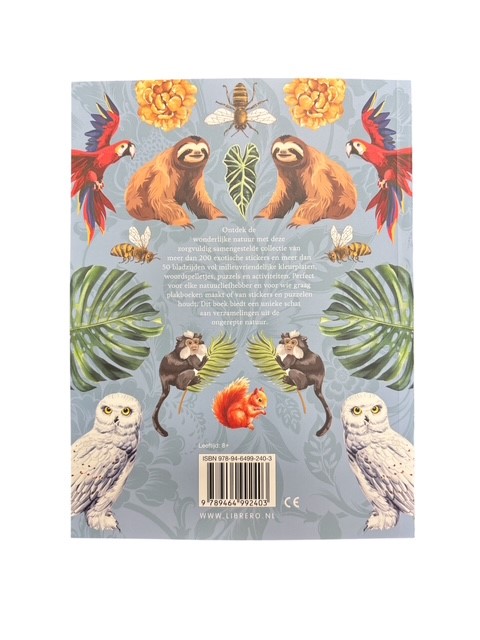 Flora & Fauna Sticker-, Kleur- En Activiteitenboek - Afbeelding 2