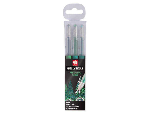 Sakura Gelly Roll Metallic Set 3 Gelpennen Forest