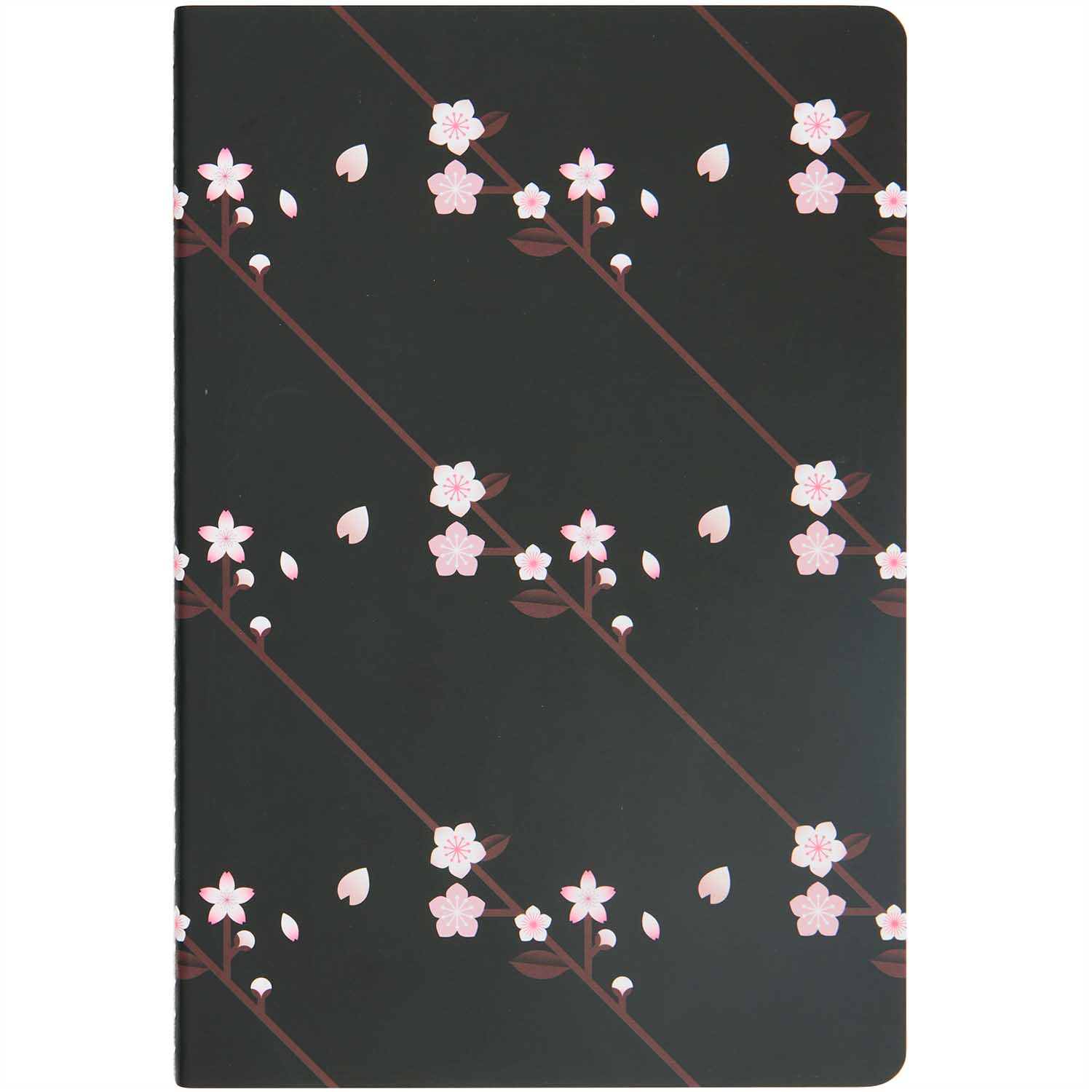 Notitieboekje SAKURA SAKURA, DIN A5, Roze/Zwart - Afbeelding 2
