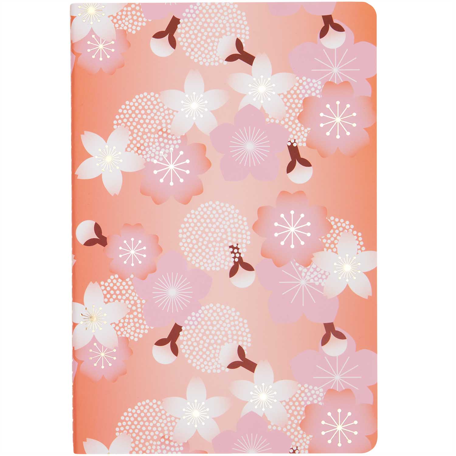 Notitieboekje SAKURA SAKURA, DIN A5, Oranje/Blauw - Afbeelding 3