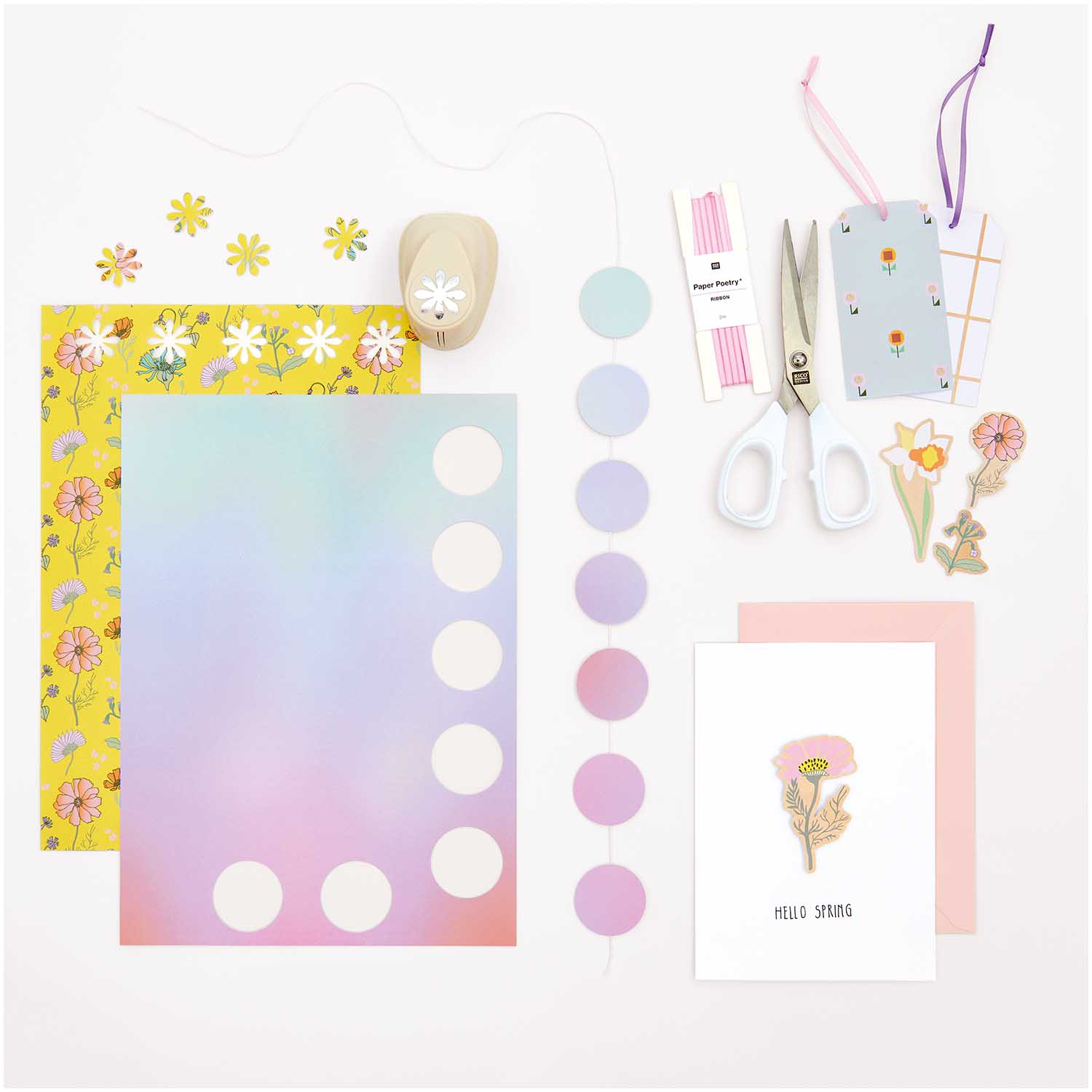Papierblok Motieven FLOWER POWER - Afbeelding 5