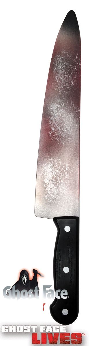 SCREAM Ghost Face Bebloed Slagersmes Officiele Licentie - 38 cm