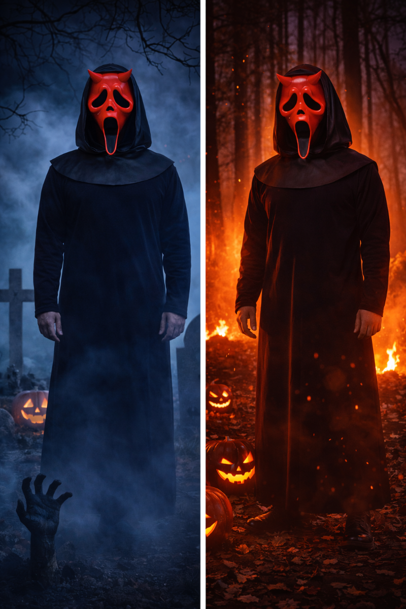 Scream Ghostface Dead By Daylight Latex Masker Met Kap - Afbeelding 3