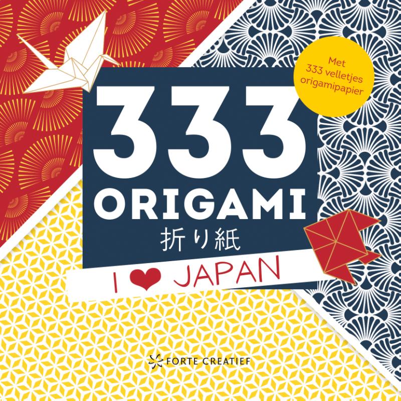 333 Origami Papier I Love Japan 14x14 333 Vellen