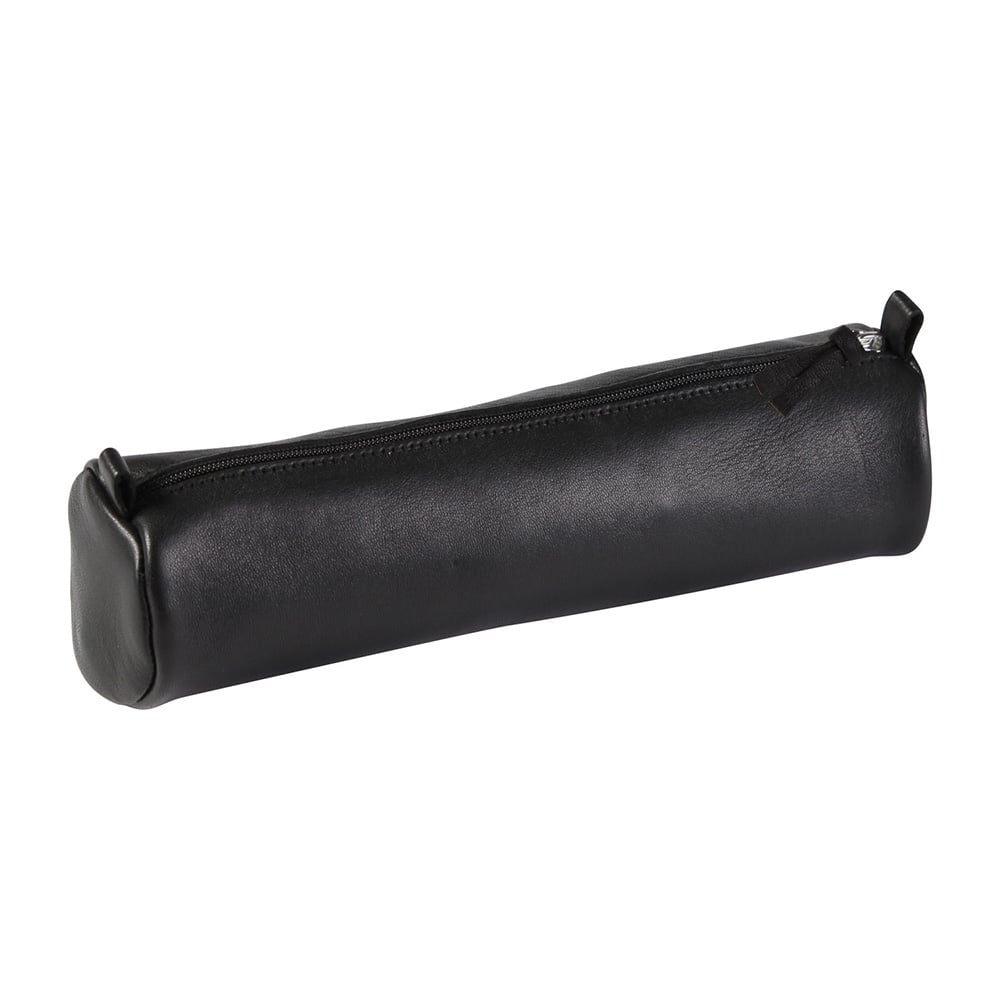 Zwart Lederen Etui 5,5 x 21 cm