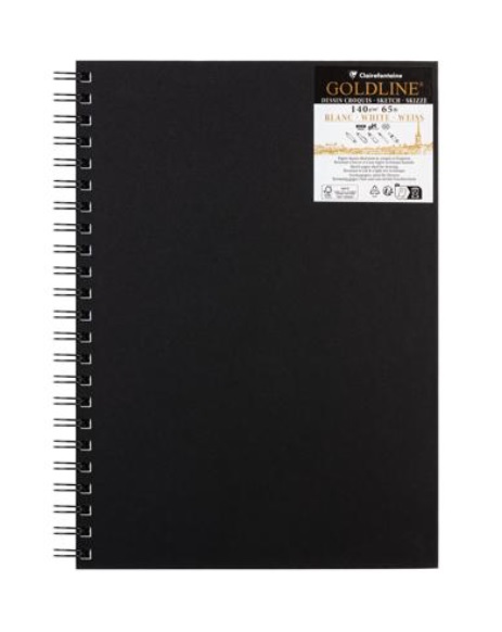 Carnet Goldline A4 Schetboek/Dummy 140g Blanco Witte Pagina's 50vel.