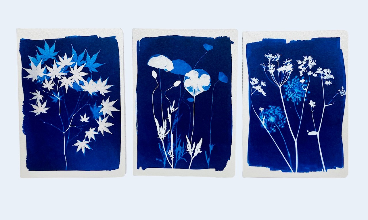 Claire Fontaine Cyanotype Schrift Gelinieerd A5 32vel.