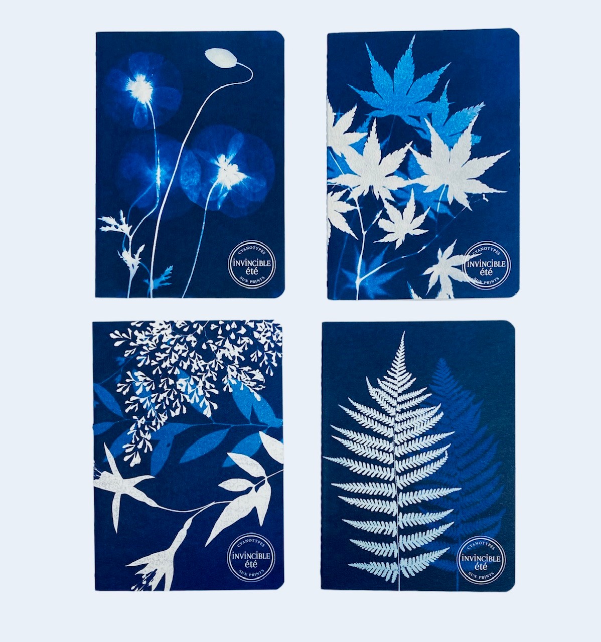 Claire Fontaine Cyanotype Schrift Gelinieerd A6 32vel.