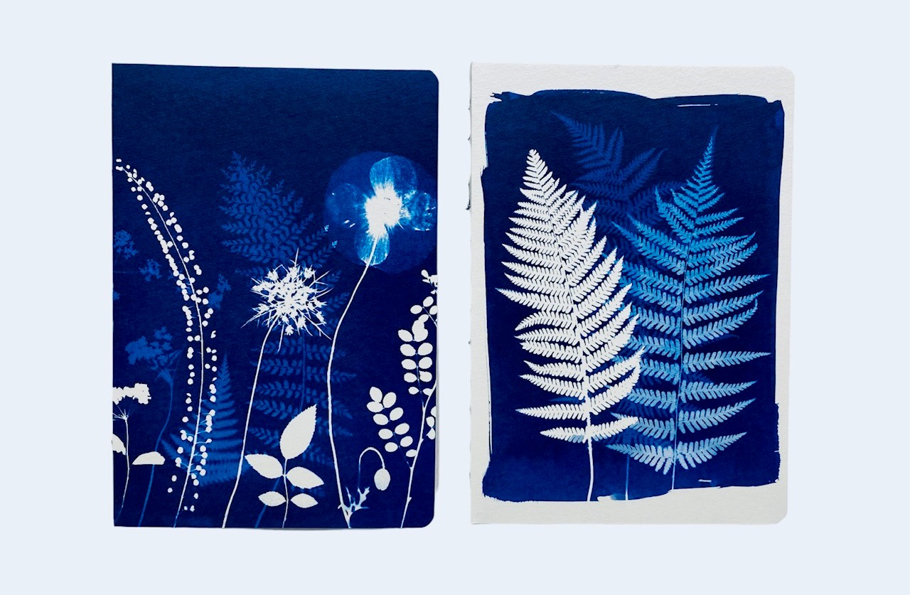 Claire Fontaine Cyanotype Softcover Schrift Gelinieerd A5 80vel.