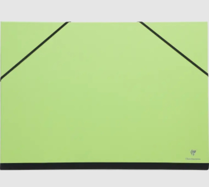 Art Folder with elastic 52x72cm Green