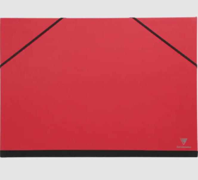 Tekenmap Met Elastieken 52x72cm Rood
