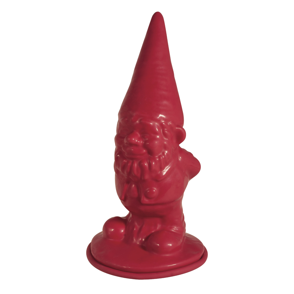 Latex volvorm gietvom: tuinkabouter, 8x21,5cm, vulgewicht 600g