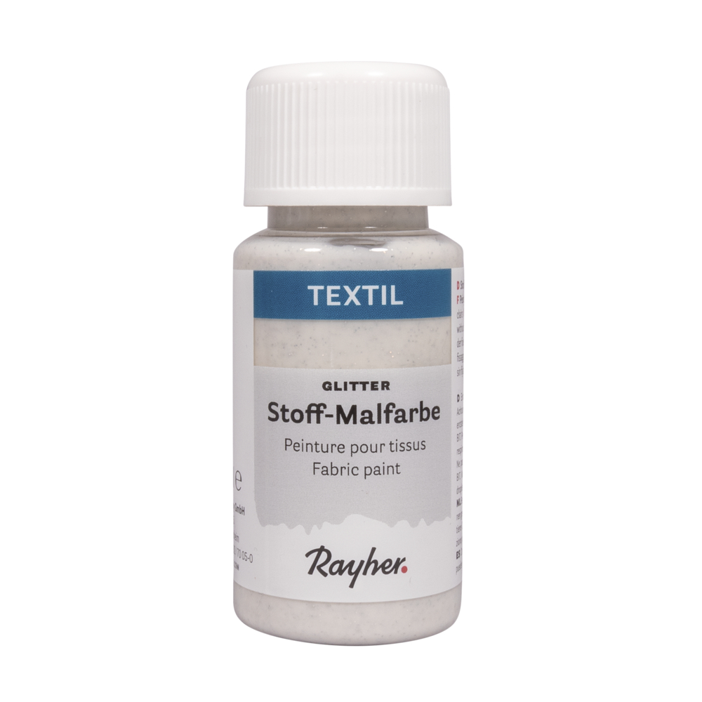 Rayher Textielverf Glitterzilver Fijn 50ml