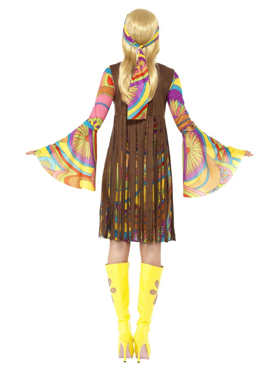 60's Groovy Lady, Bruin - Afbeelding 2