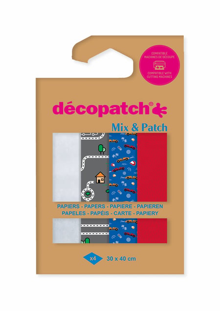 Decopatch Papier Mix & Patch Auto's