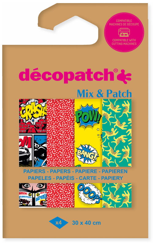 Decopatch Papier Mix & Patch Superhelden