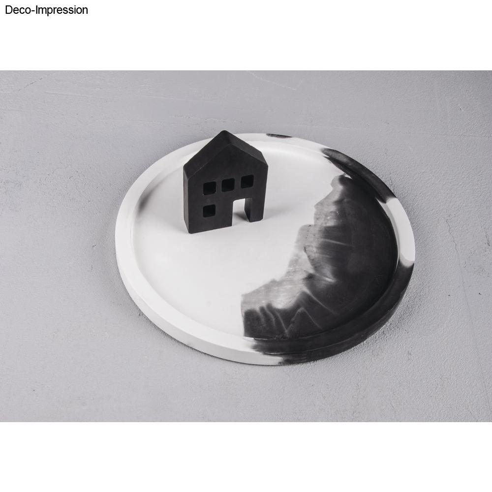 Rayher PET Gietvorm decoplaat rond, 25x25x2cm, rand 1,3cm breed - Afbeelding 1