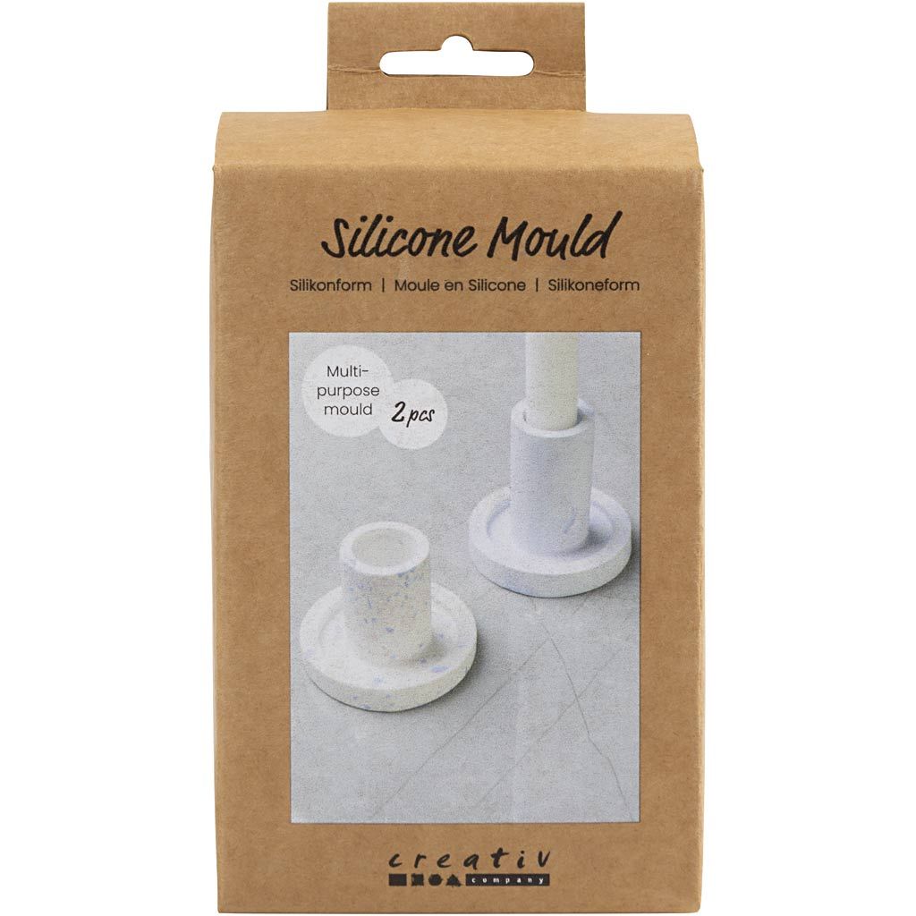 Creativ Silicone Mal Kaarsenstandaard – 2 Stuks