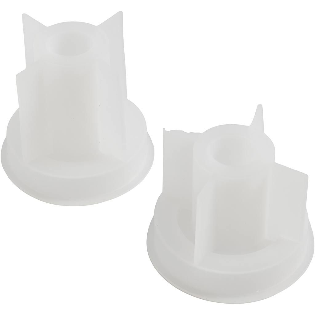 Creativ Silicone Mal Kaarsenstandaard – 2 Stuks - Afbeelding 2