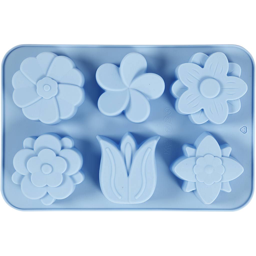 Silicone vormen, 75 ml, bloemen - Afbeelding 1