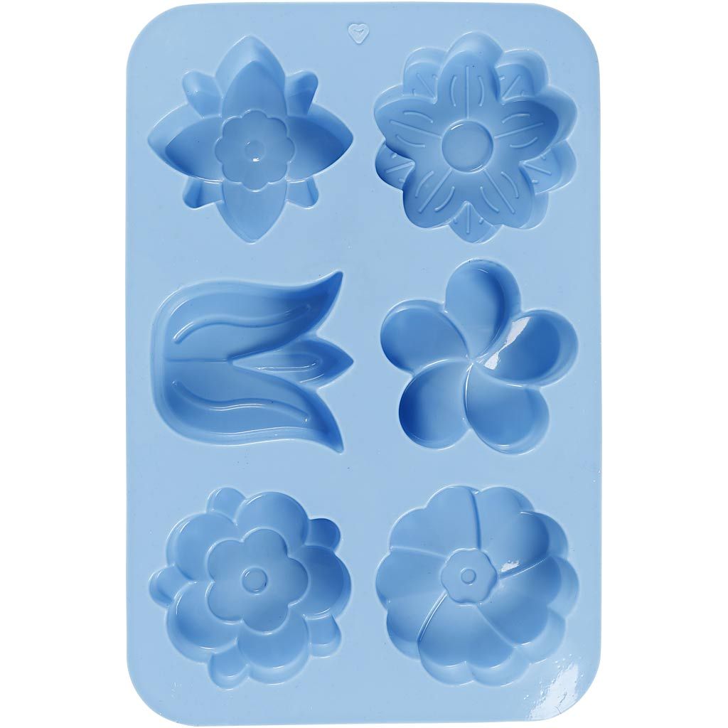 Silicone vormen, 75 ml, bloemen