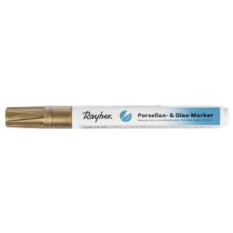 Porselein & Glas-marker effect, goud, 1-2mm