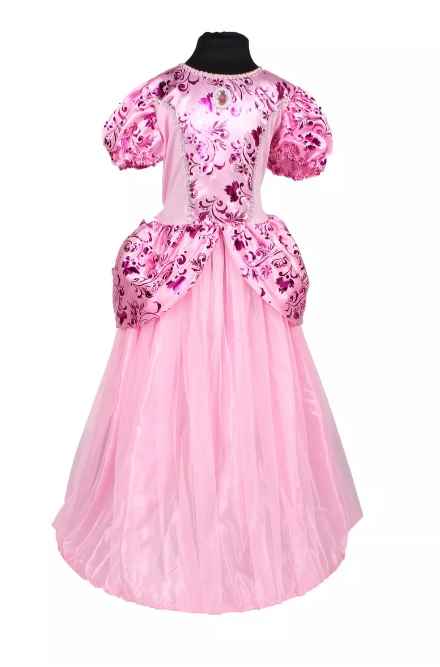 Prinsessenjurk "Cinderella/Assepoester/Glinda", Roze - Afbeelding 1