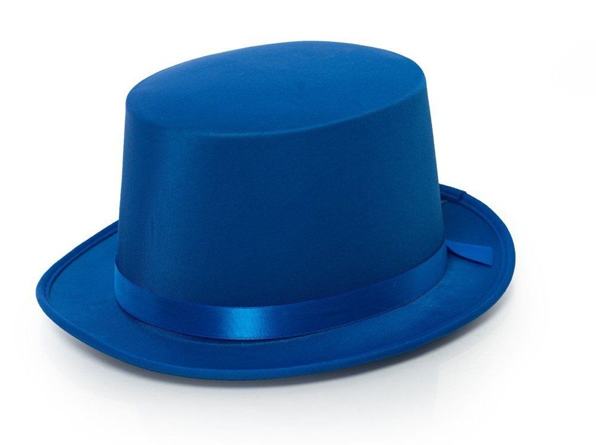 Hoge Hoed Blauw One Size