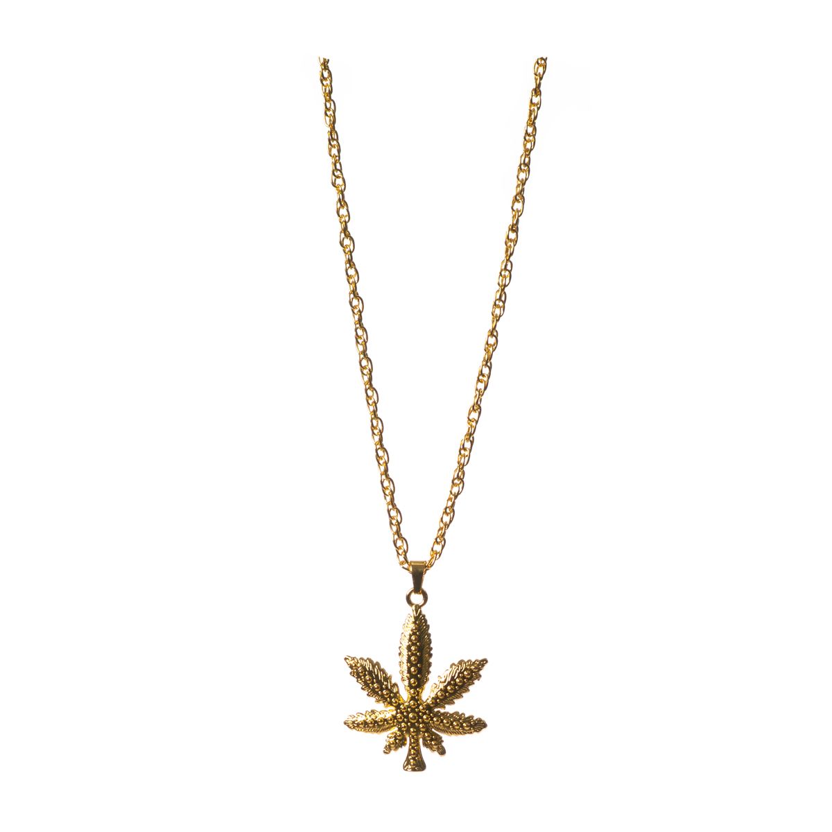 Wiet Gouden Ketting Metaal