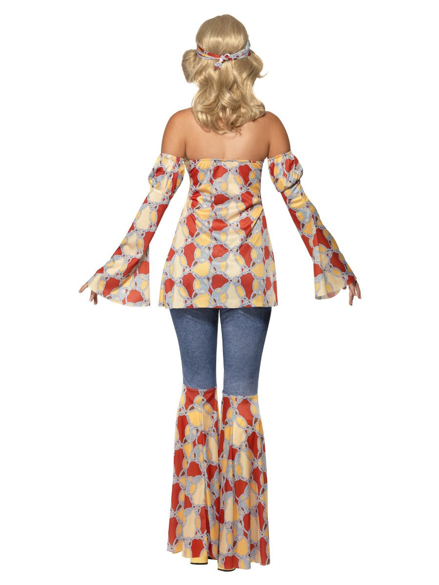 Vintage Hippie 70s Kostuum Dames - Afbeelding 2