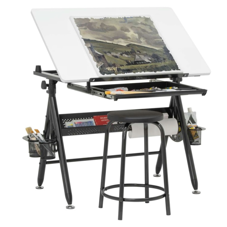 Studio Designs - Stilletto Tekentafel Inclusief Metalen Kunstlade 60cm - Afbeelding 3
