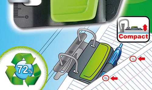 Maped Perfo Slim  By Greenlogic Perforator 2-gaats - 1 tot 3 vel - Afbeelding 2