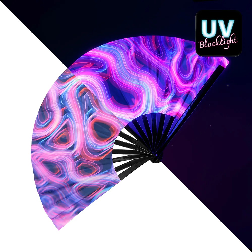 Waaier Rave Trip XL 64cm - Afbeelding 3