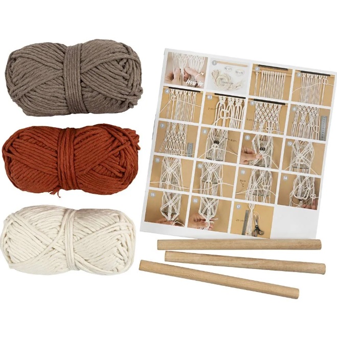 Hobbyset Macramé Plantenhangers - Afbeelding 3