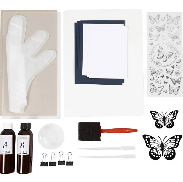 Hobbyset Cyanotypie, blauw, 1 doos - Afbeelding 3