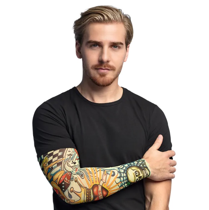 Tatoeage mouw Gambler - Afbeelding 3