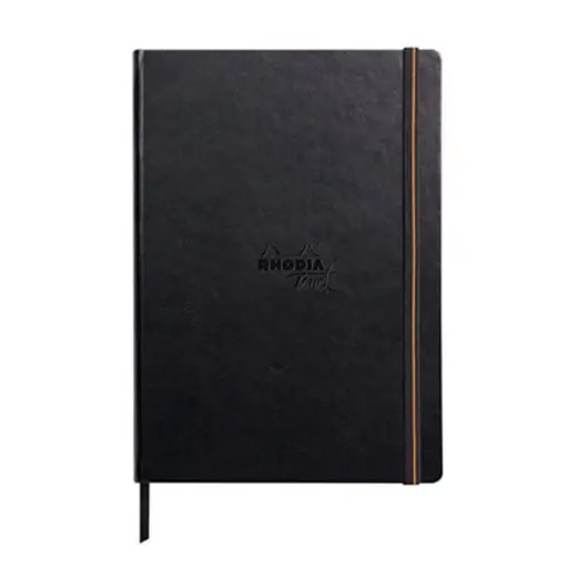 Rhodia Touch Carb'on Schetboek/Dummy Zwart Papier A4 120gr. 56vel. - Afbeelding 3