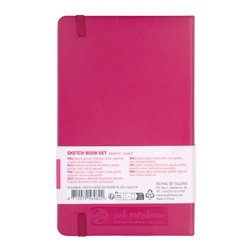 Talens Art Creation schetsboekset Berry Blush | 13 x 21 cm, 140 g, 80 vellen - Afbeelding 3