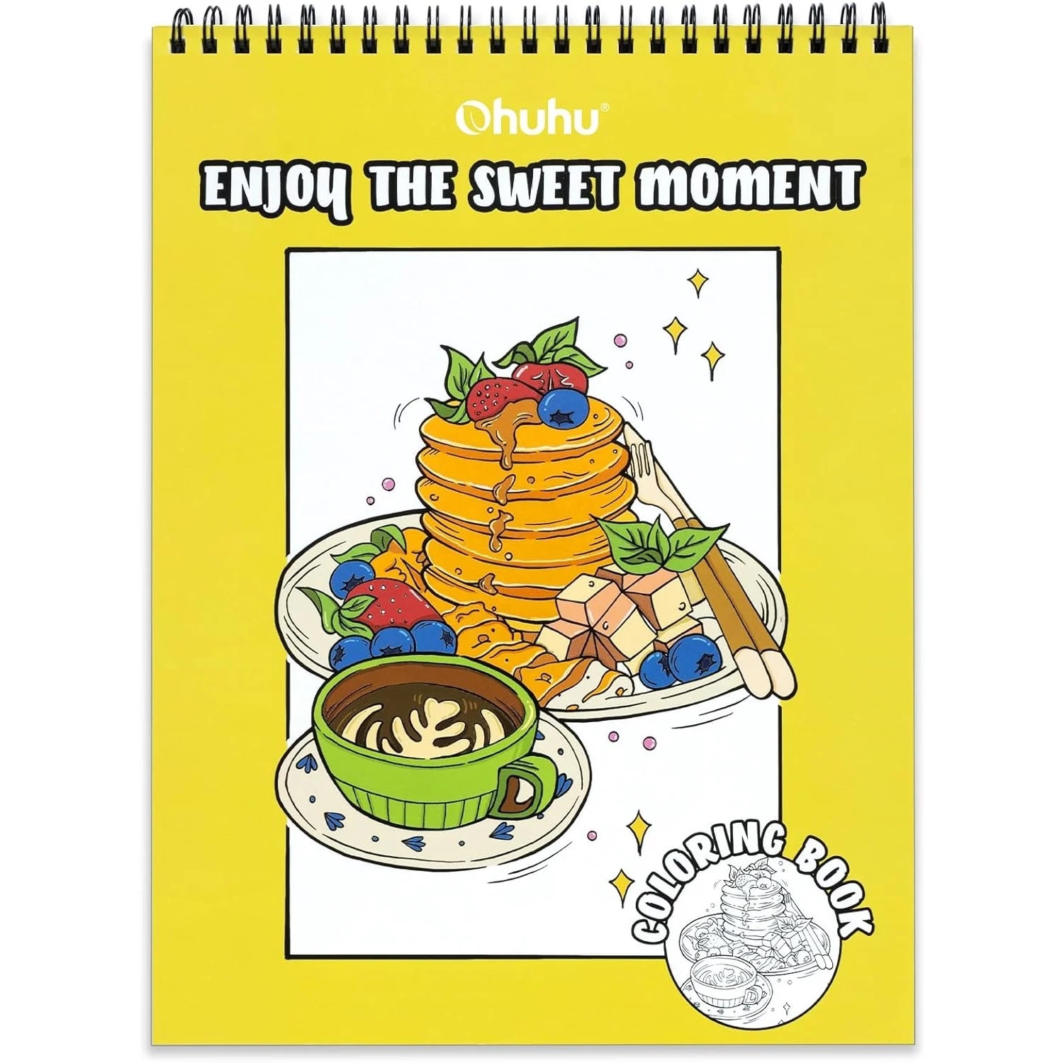 Ohuhu Dubbelzijdig Kleurblok "Bleedproof" - Enjoy The Sweet Moments 20 vel/40 pagina's 