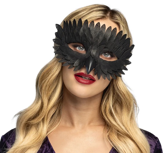 Oogmasker Raaf - Afbeelding 2
