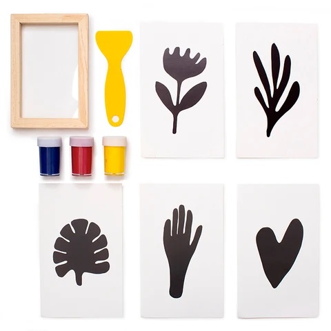 Kikkerland Crafters Zeefdruk Set  - Afbeelding 3