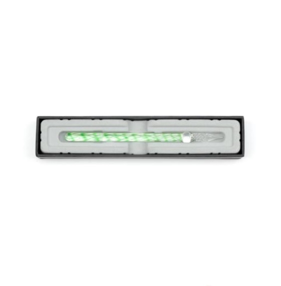 Jacques Herbin Glazen Schrijfpen recht grasgroen 16cm - Afbeelding 3