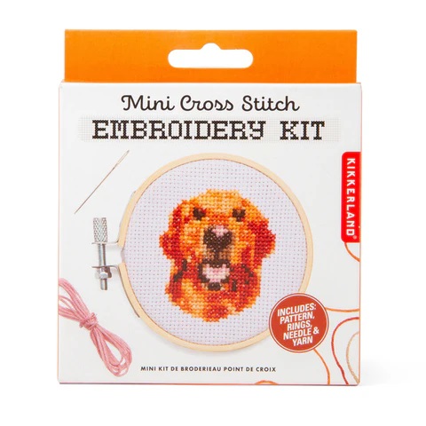 Kikkerland Mini Borduurpakket - Hond 7,5cm - Afbeelding 3