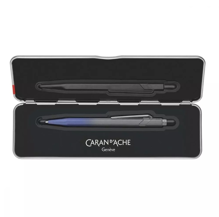 Caran d'Ache Special Edition 849 Balpen Stormblauw - Afbeelding 3