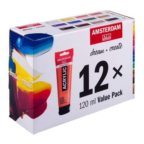 Amsterdam Standard Series acrylverf voordeelverpakking | 12 x 120 ml - Afbeelding 3
